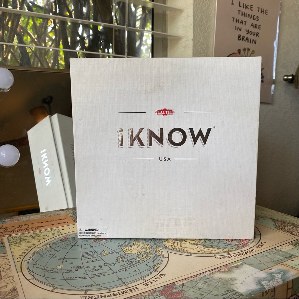 Opened, but I used board game. iKnow is fun for friends, and family.